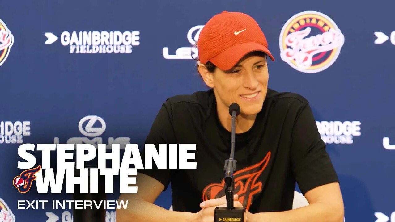 Stephanie White 2025 Exit Interview | Indiana Fever